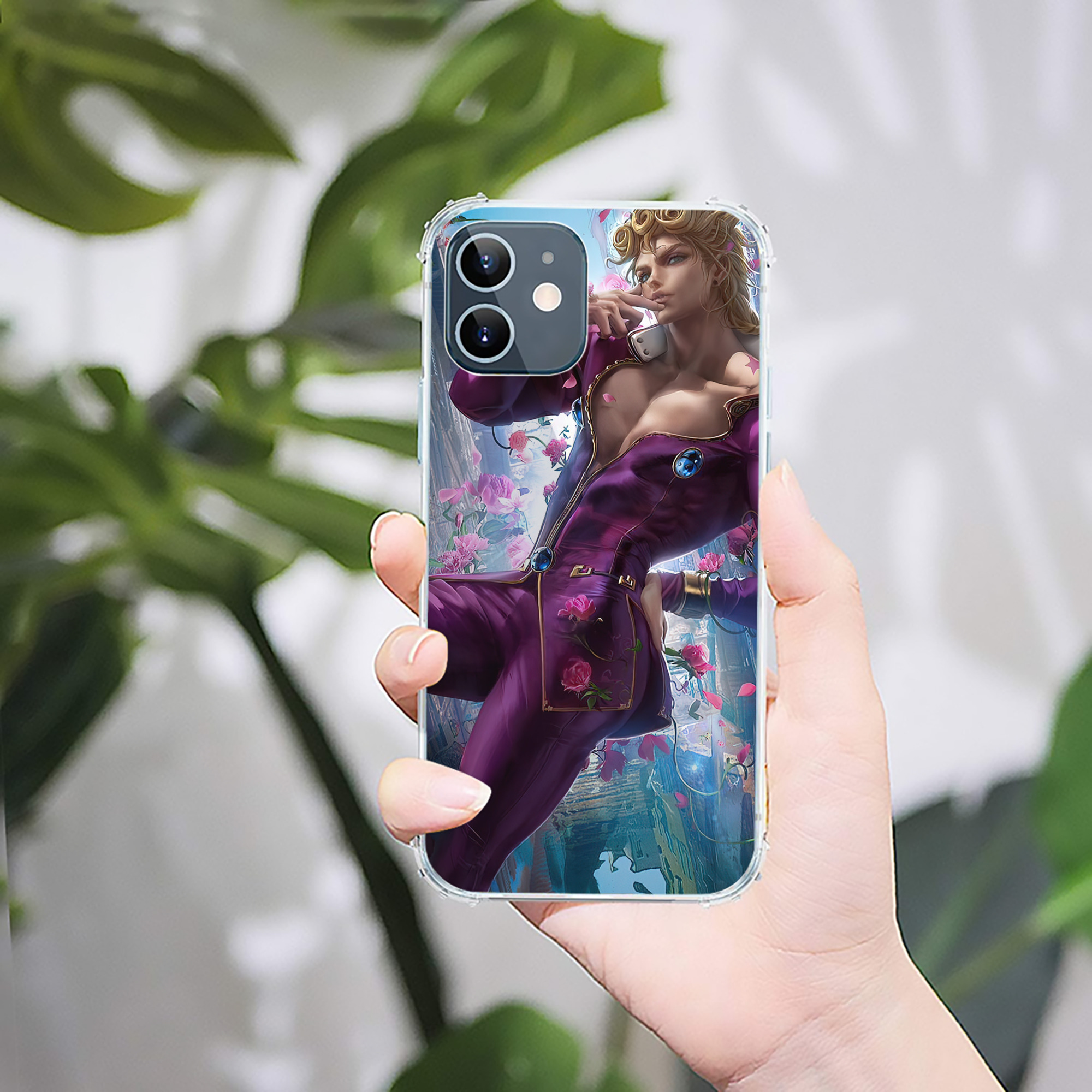 （画像用） ジョジョの奇妙な冒険 JoJo's Bizarre Adventure 【iPhone 12シリーズ対応】透明スマホケース（クリアソフトケース）